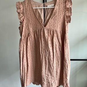 Vici dolls angel babe cotton pocketed eyelet dress